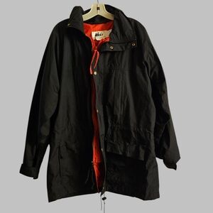 Vinatge Men's Gore-Tex 2x Zipper + Snap Buttons Rain Jacket W/Pit Zippers XL